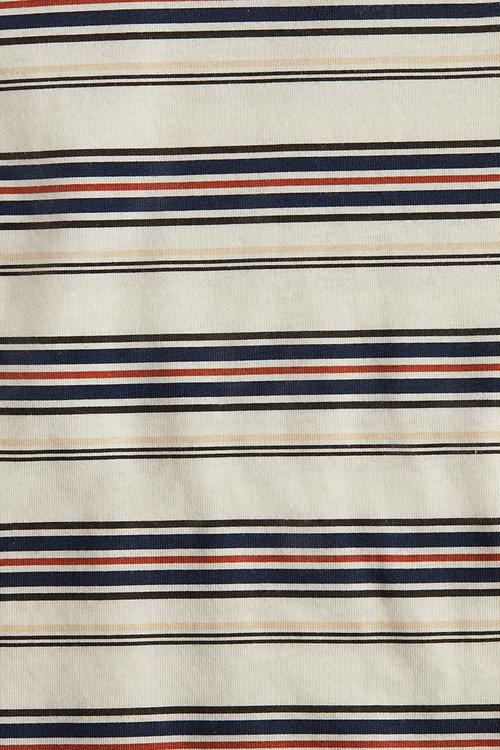 Printed T-shirt - beige striped