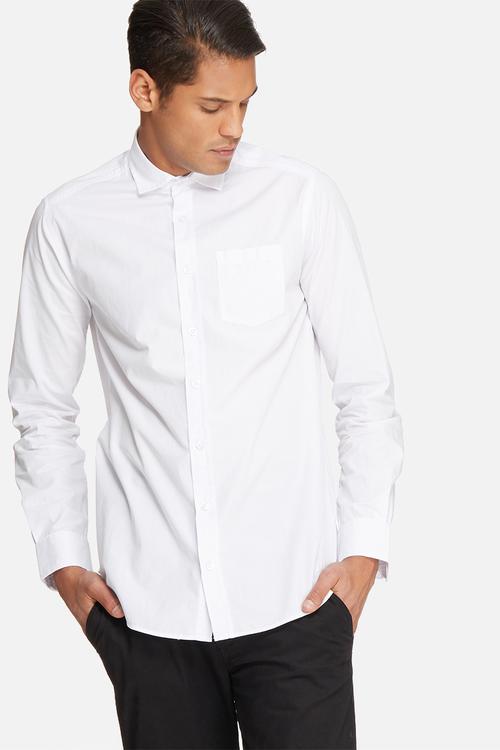 Poplin slim fit shirt