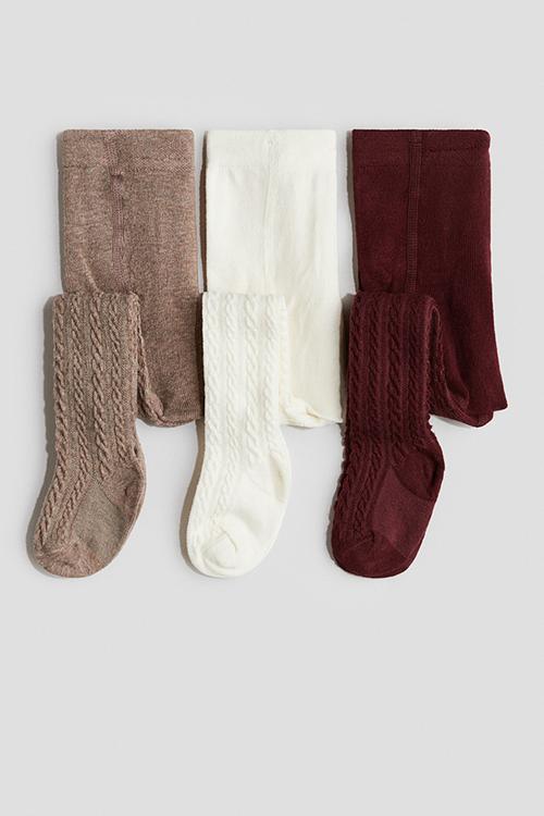 3-pack tights - multi