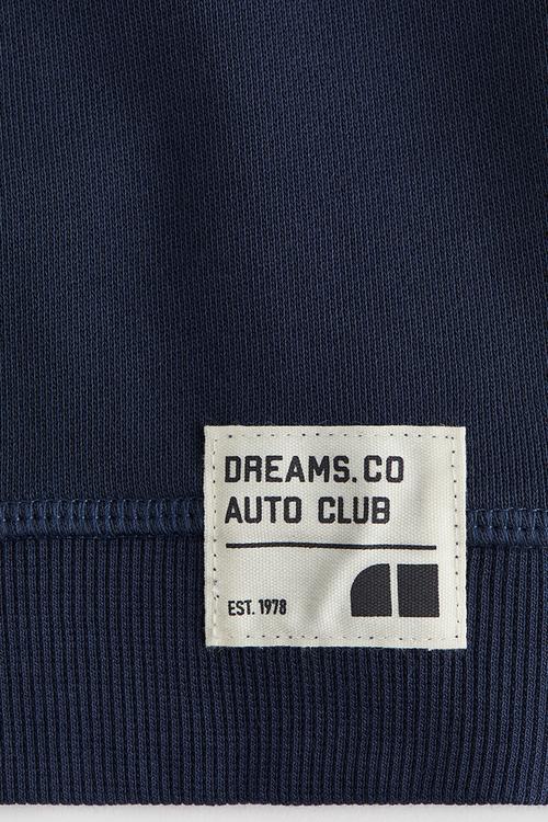 Cotton sweatshirt - navy blue 