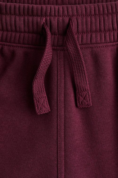 Cotton sweatshirt joggers -  plum purple