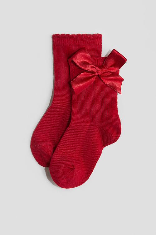 4-Pack socks - red hearts