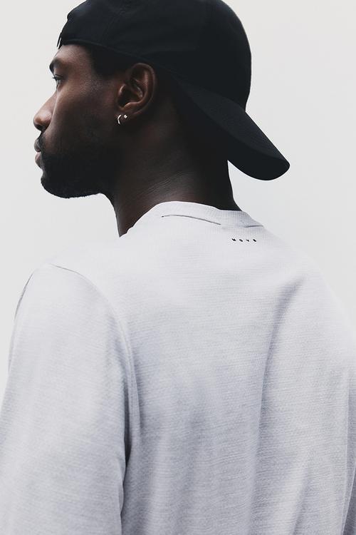 Long-sleeved sports top with drymove™ - light grey