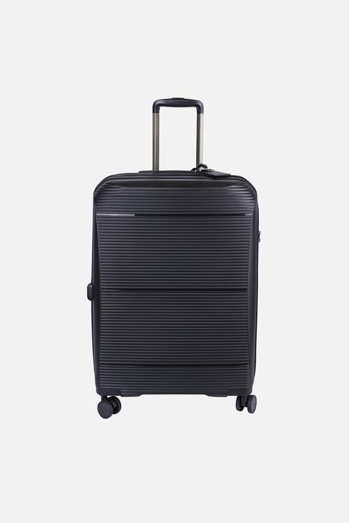 QWEST MEDIUM 4 WHEEL TROLLEY CASE - BLACK