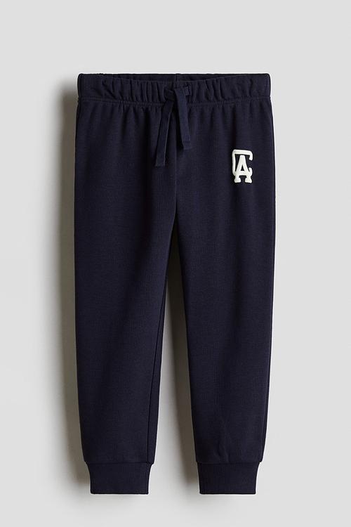 Printed joggers - blue ca