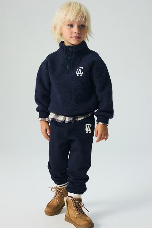 Printed joggers - blue ca