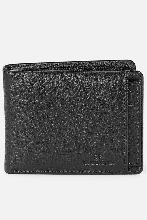 Genuine Leather Wallet Dkl1320-1 - Black