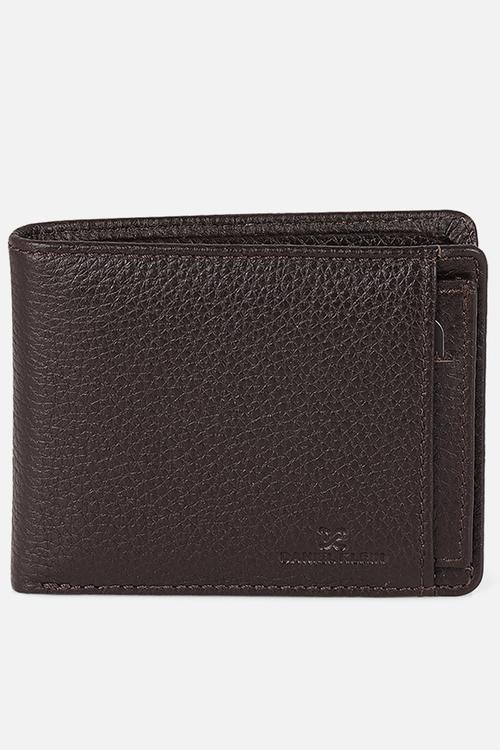 Genuine Leather Wallet Dkl1320-3 - Brown