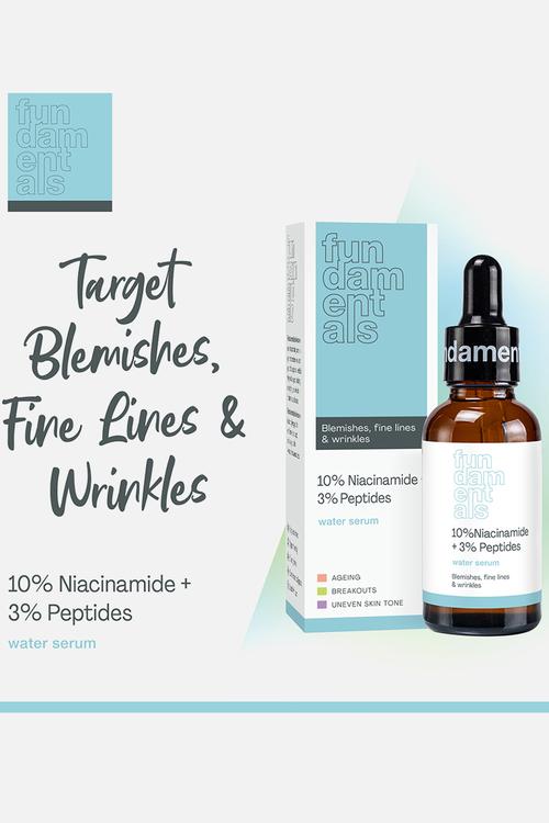 10% Niacinamide + 3% Peptides