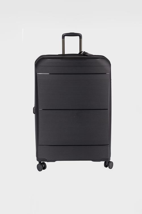 QWEST LARGE 4 WHEEL TROLLEY CASE - BLACK