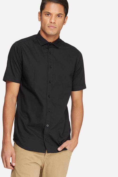 Poplin slim fit shirt