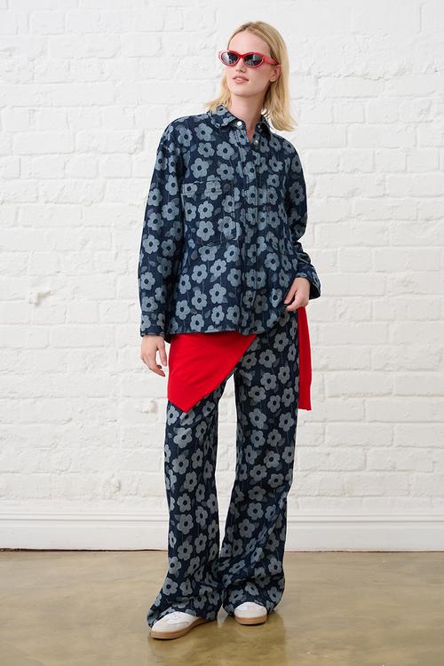 Denim Shacket - Daisy
