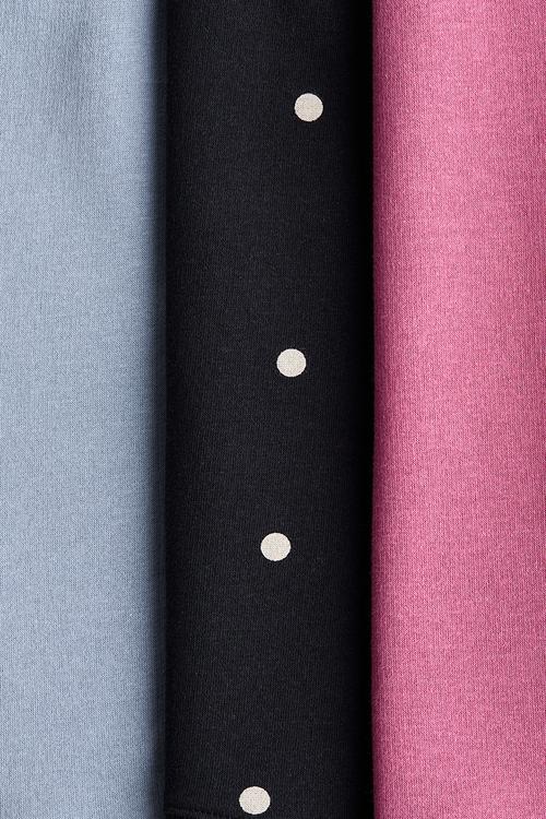 3-Pack brushed-inside sweatshirts - multi