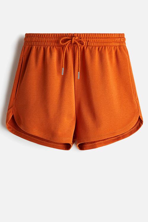 Sweatshirt shorts - orange