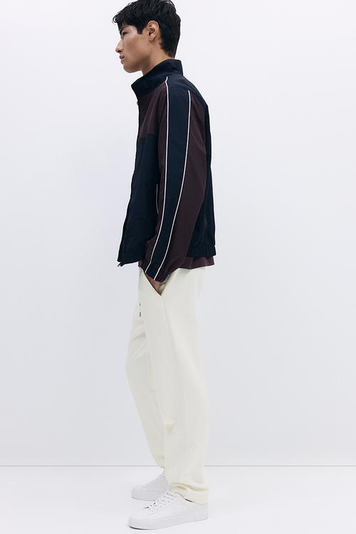 Regular fit tailored joggers - white
