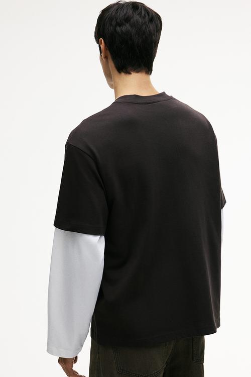 Relaxed fit t-shirt - brown