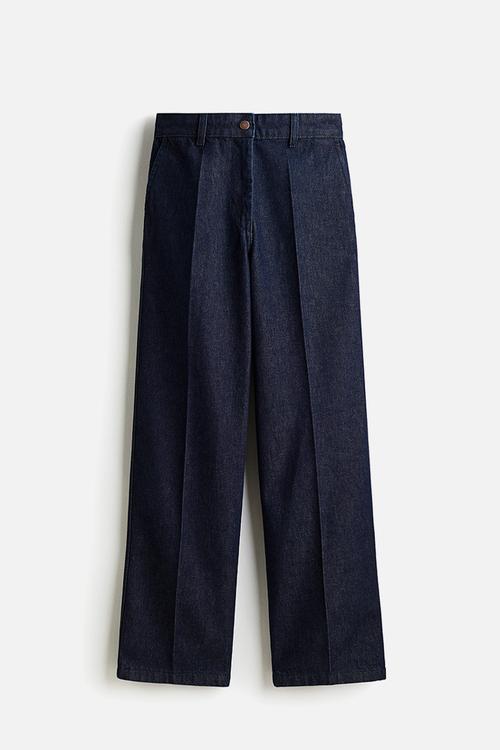 Wide high jeans - dark denim blue