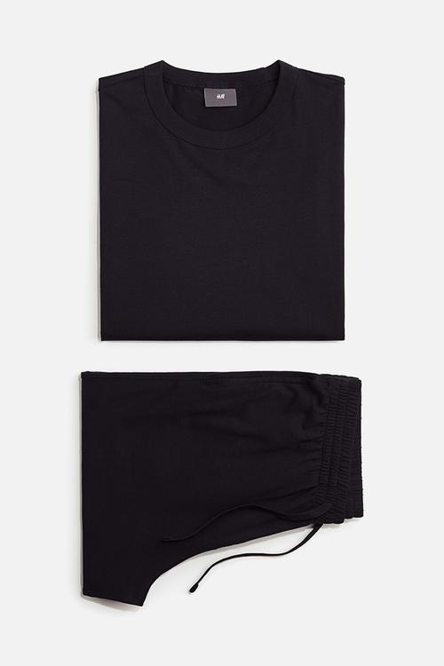 Jersey pyjamas - blue