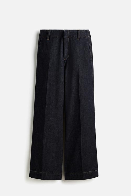 Wide high jeans - dark denim blue