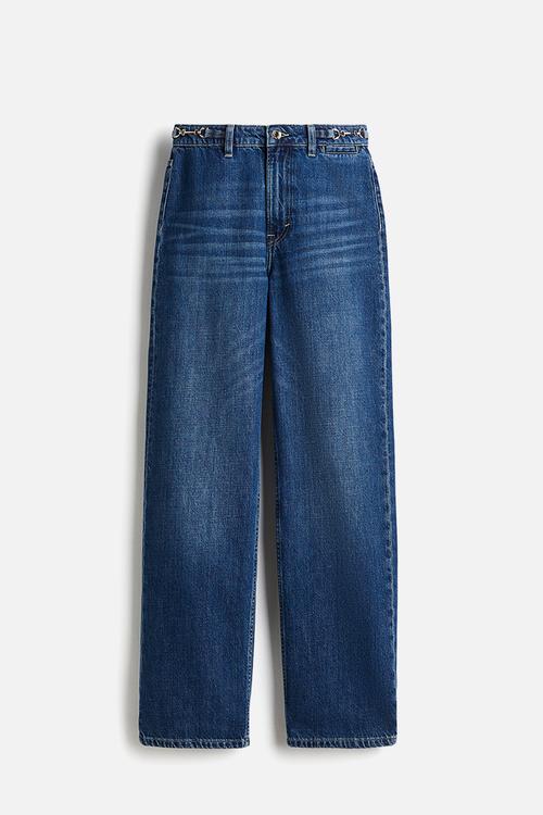 Straight high jeans - denim blue