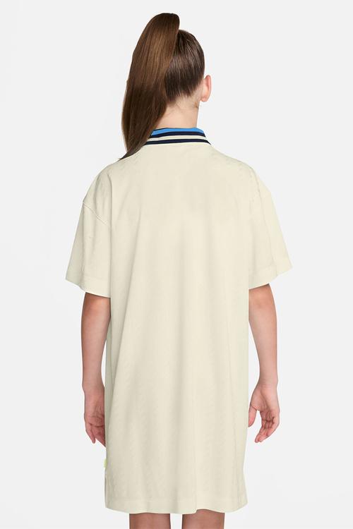 G Nsw Cln Jersey Ss Dress - Soft Pearl/Midnight Navy/Midnight Navy