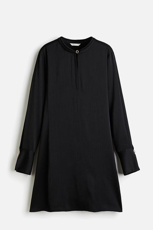 Tunic dress - black