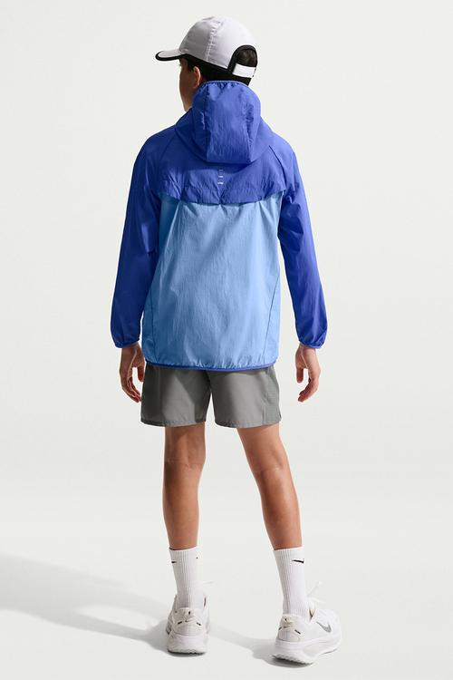 K Nk Repel Stride Jacket - Lapis/Royal Pulse/Reflective Silv