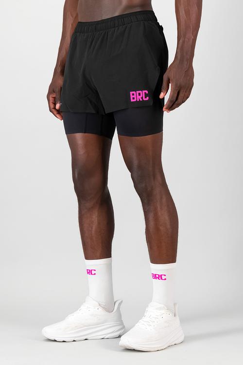 Sprintracer men's 2-in-1 pro short - black