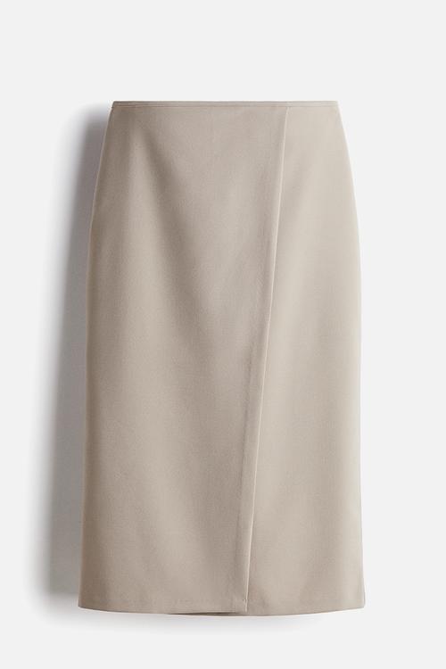 Wrap skirt - beige