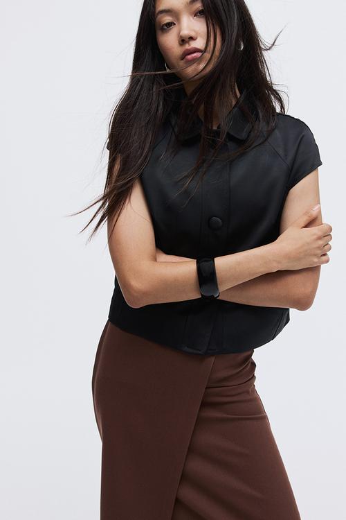 Wrap skirt - brown