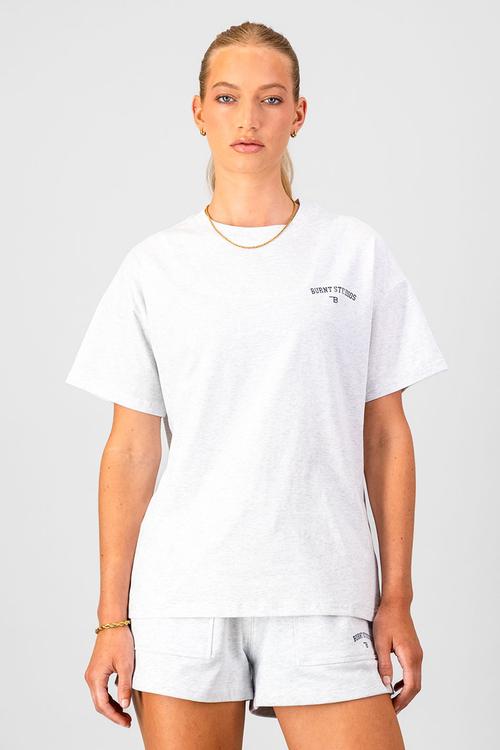 Academy Oversized Tee - Grey Melange