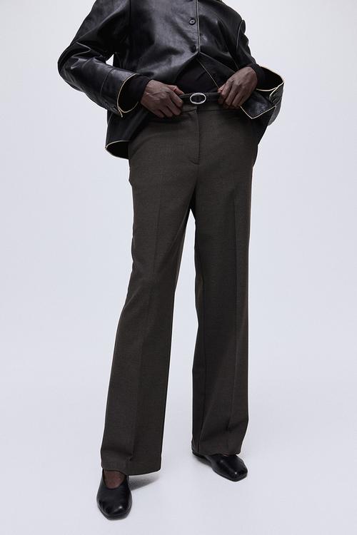 Tailored trousers - dark brown