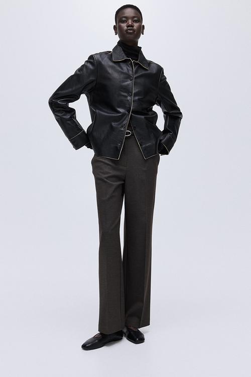 Tailored trousers - dark brown