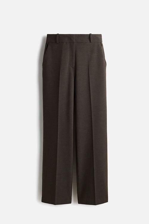 Tailored trousers - dark brown