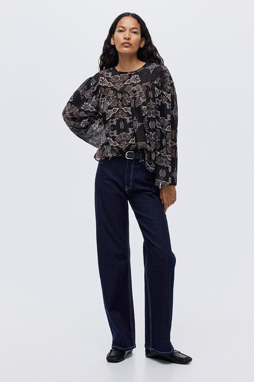 Patterned blouse - black patterned 