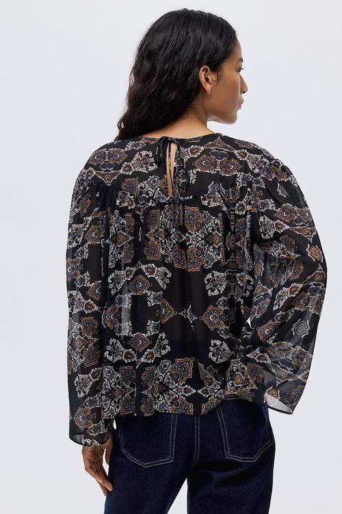 Patterned blouse - black patterned 