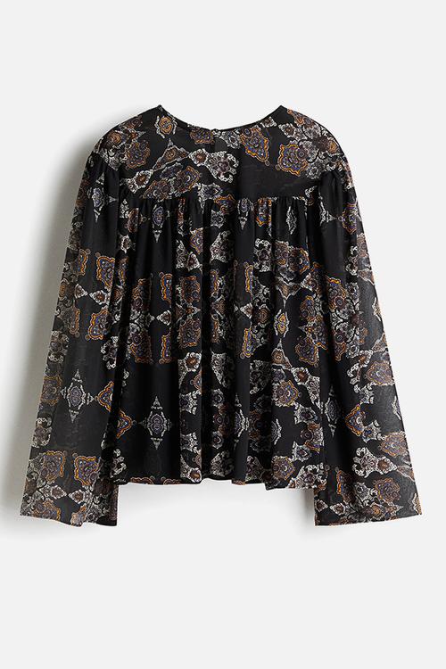 Patterned blouse - black patterned 