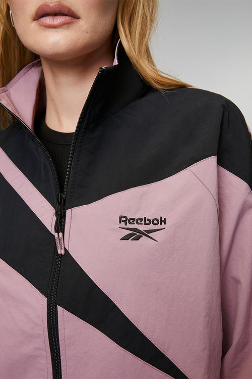 Women'S Icon Open Hem Tracktop - Berry Chill/Black
