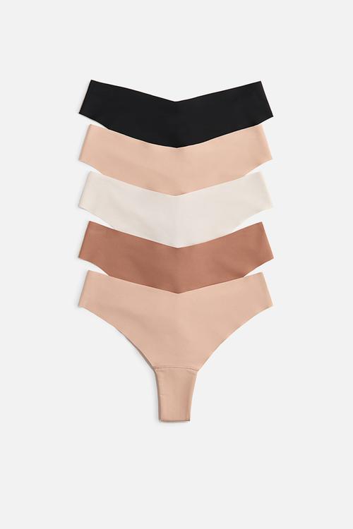 5-pack Brazilian - beige