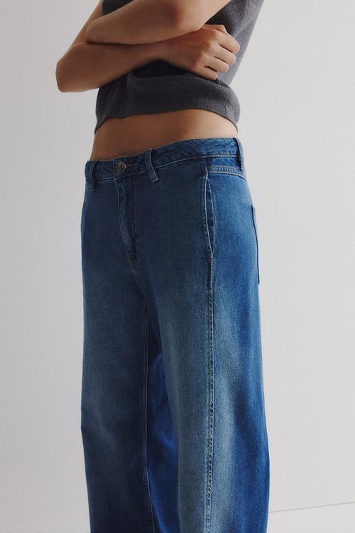 Wide regular jeans - denim blue