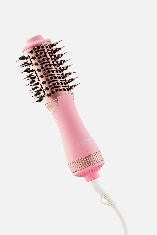 One Step Mini Hot Air Blowbrush Hair Dryer - Pink