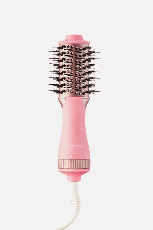 One Step Mini Hot Air Blowbrush Hair Dryer - Pink