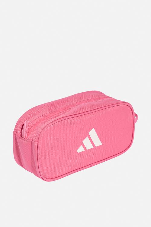 Back-To-School Single Zip Pencil Case - Pink Fusion/White