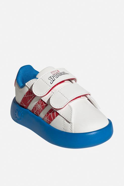 Grand Court Spider - Man Cf I - Cloud White/Pure Ruby/Bright Blue