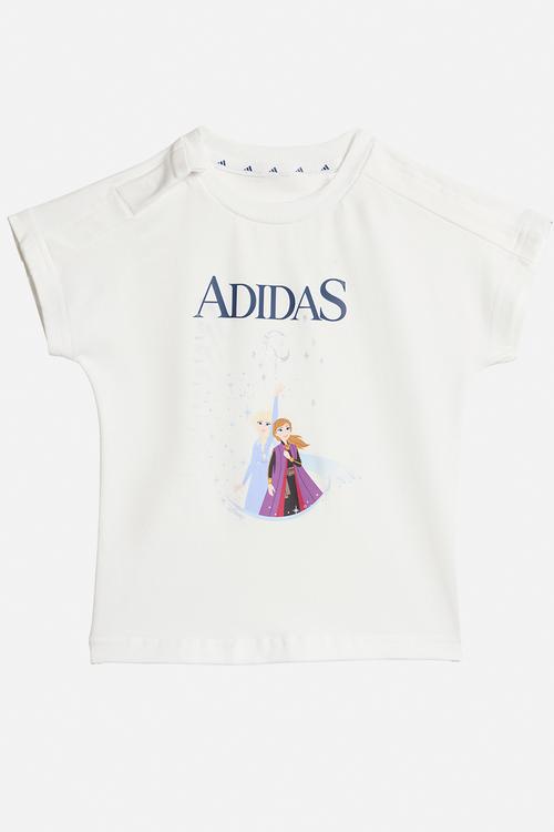 Disney Frozen T-shirt Set - White/Dark Blue