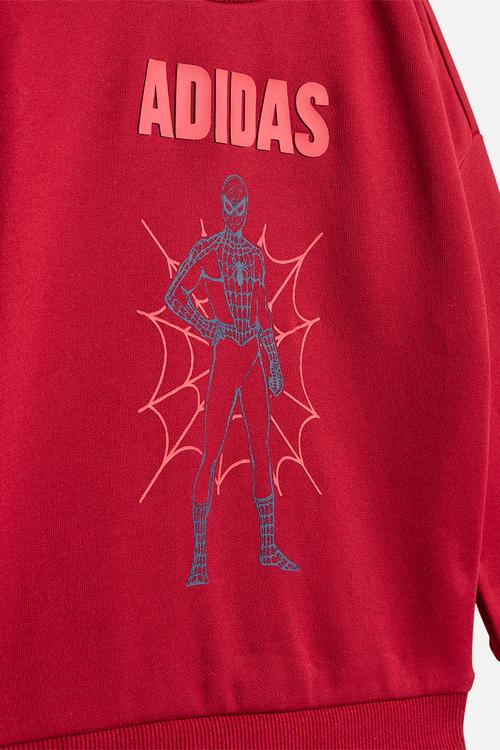 I Marvel Spiderman Jogger Set - Active Maroon/Off White