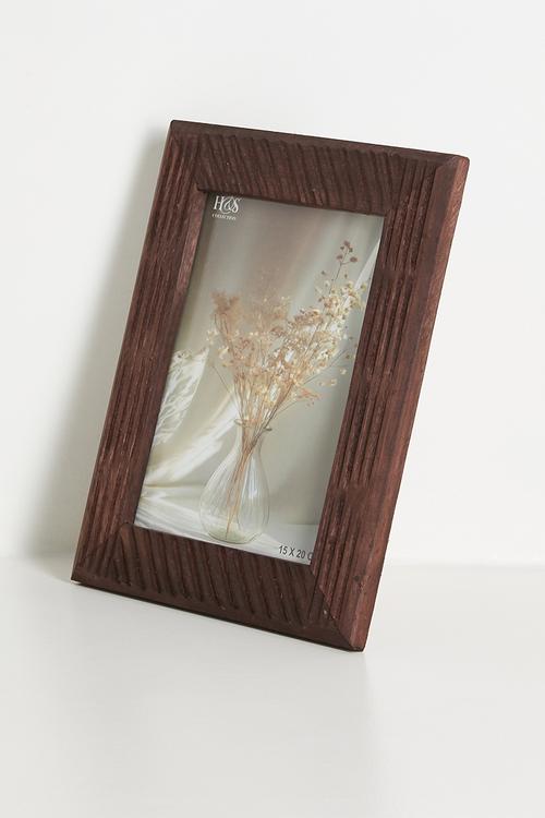 Rustic Mango Wood Frame - Walnut