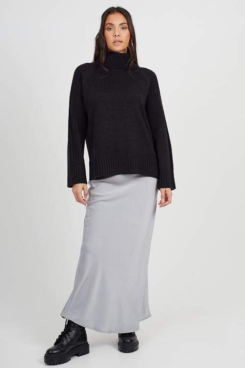 Loose Fit Jumper - Black