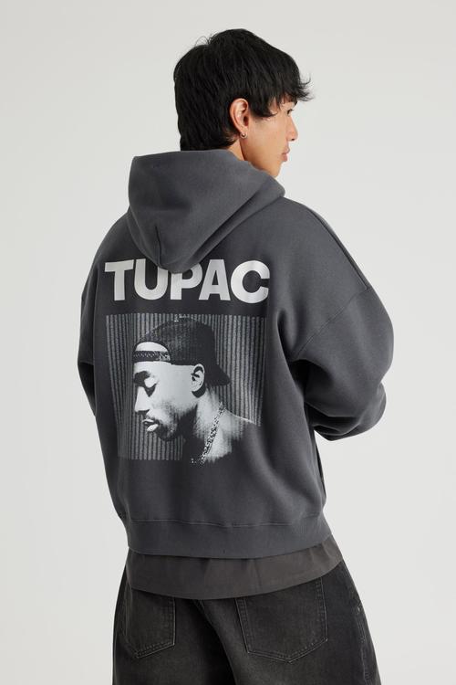 Music Merch Hoodie - Lcn Bra Slate/Tupac Bold
