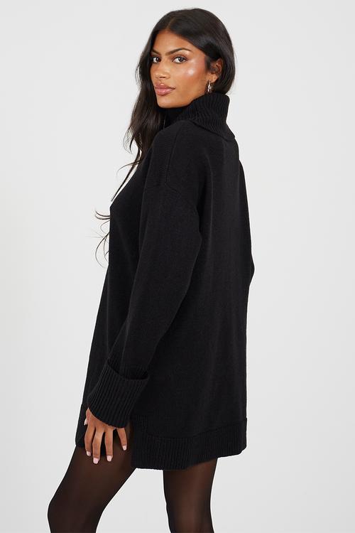 Loose Fit Dress - Black
